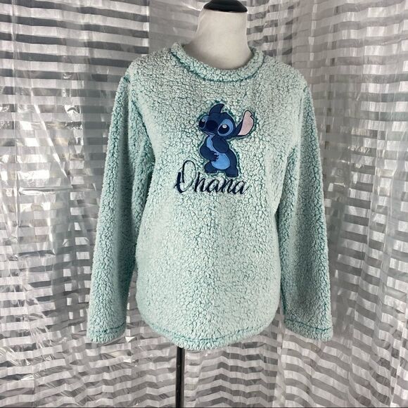 Disney Leo & Stitch Faux Fur Sleepwear Sweater - Picture 2 of 5